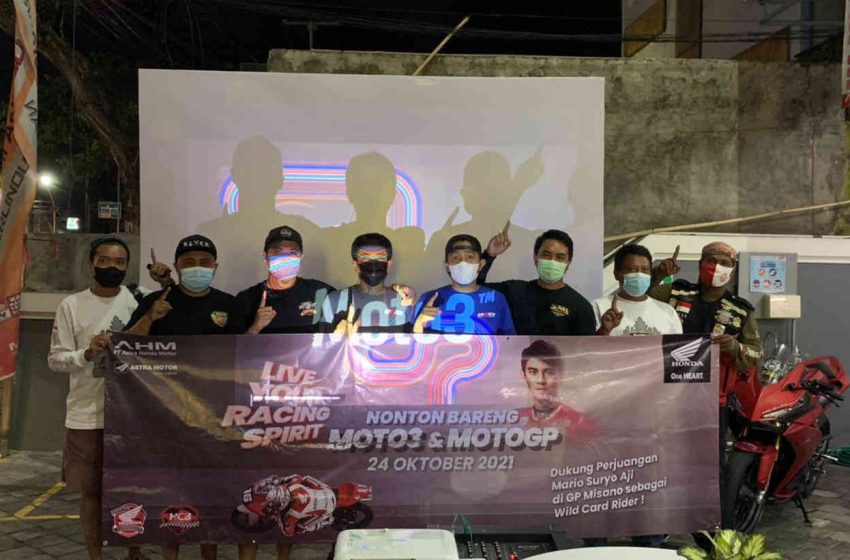  Terapkan Prokes Ketat, Astra Motor Bali Gelar Nobar MotoGP Bersama Honda Community