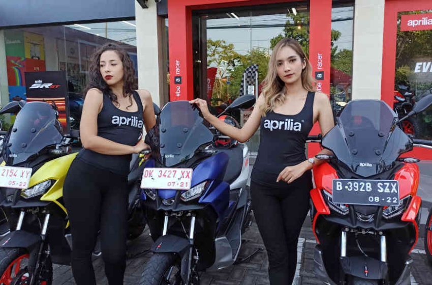 Skuter Premium Sporty Aprilia SR-GT Resmi Mengaspal di Bali, Siap Beri Pengalaman Berkendara yang Seru